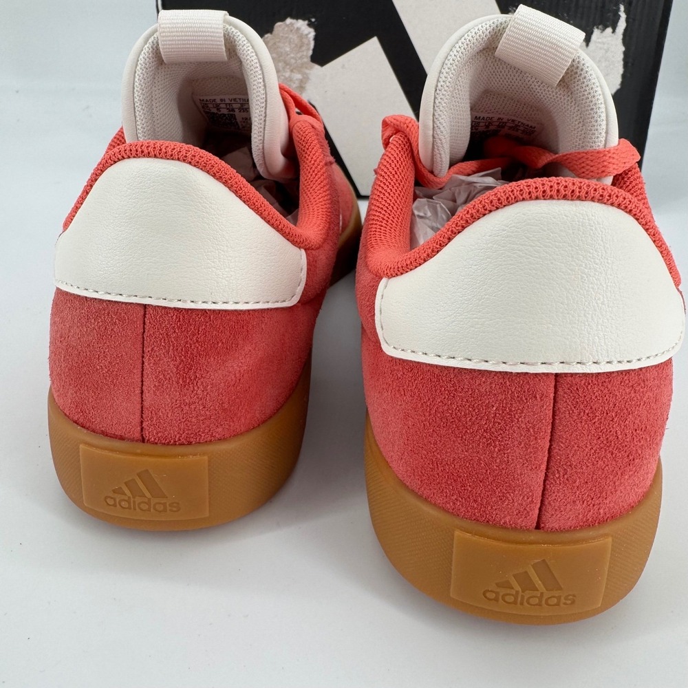 Adidas VL Court 3.0 Pink Suede Gum Sole Low Top Sneakers JP5327 Womens 6.5 - Picture 7 of 9